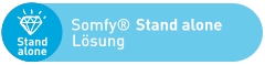 Somfy® Stand alone-Lösung